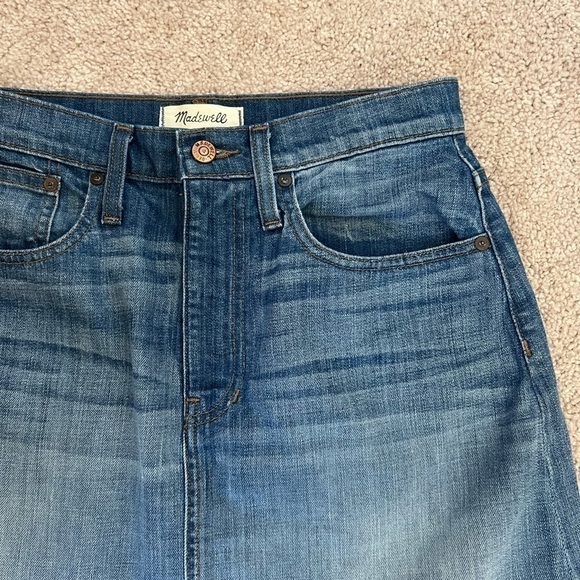 madewell Women’s Denim Skirt Size 26 - Picture 2 of 5